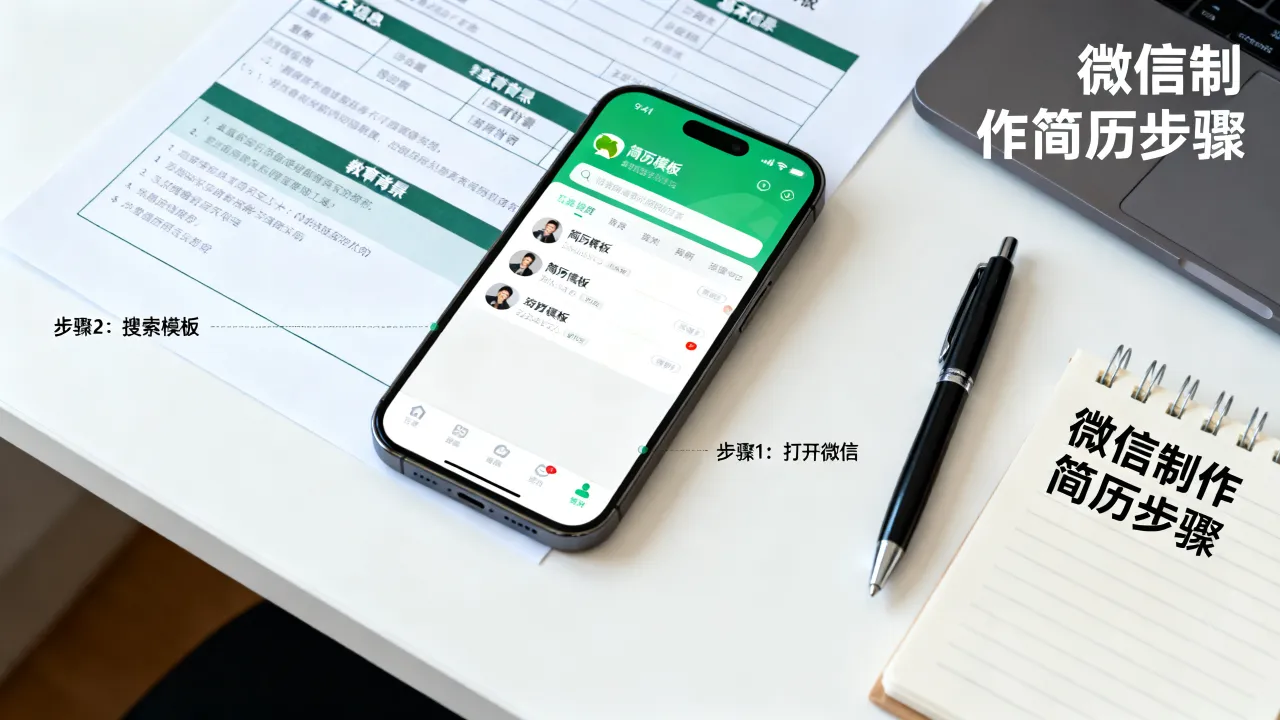 用微信怎么做简历模板,有哪些简单高效的操作方法?-图3 用微信怎么做简历模板,有哪些简单高效的操作方法?-图3