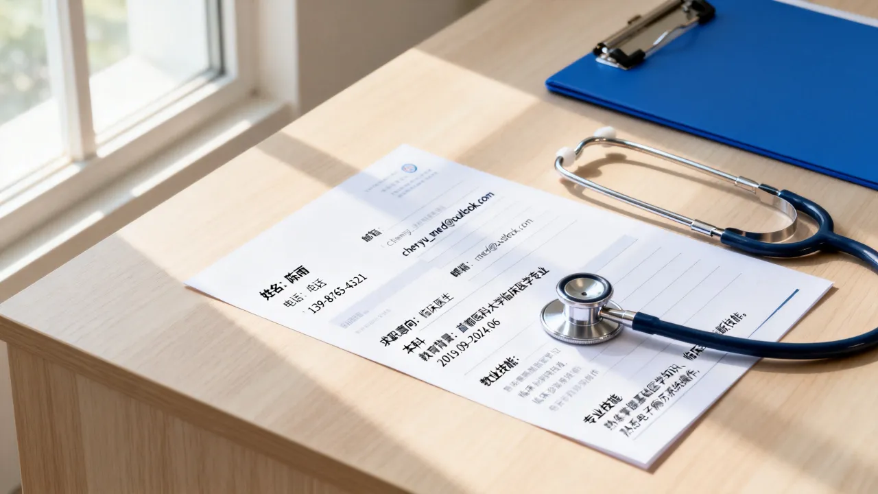 医学类个人简历怎么写,医学类个人简历有哪些注意事项?-图2 医学类个人简历怎么写,医学类个人简历有哪些注意事项?-图2