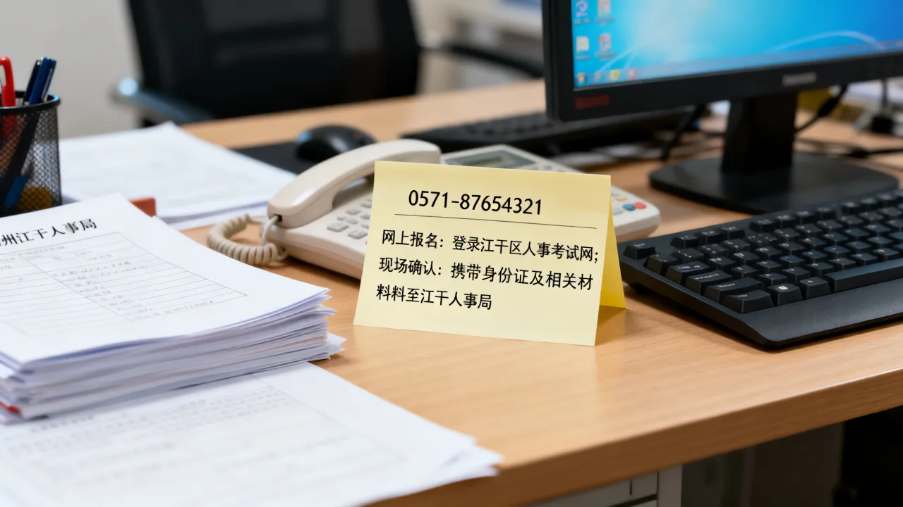 杭州江干人事局电话是多少?,杭州江干区人事考试怎么报名-图3 杭州江干人事局电话是多少?,杭州江干区人事考试怎么报名-图3