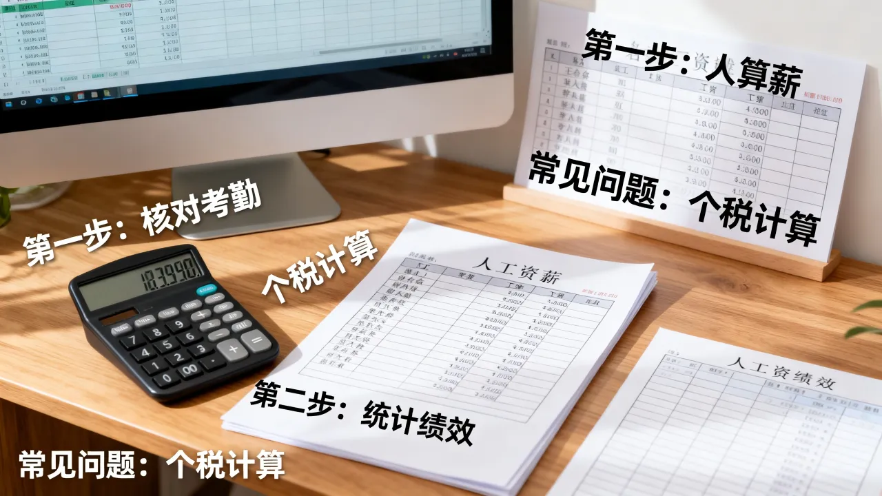 人事怎么算工资的?人事算薪的详细步骤和常见问题,必看