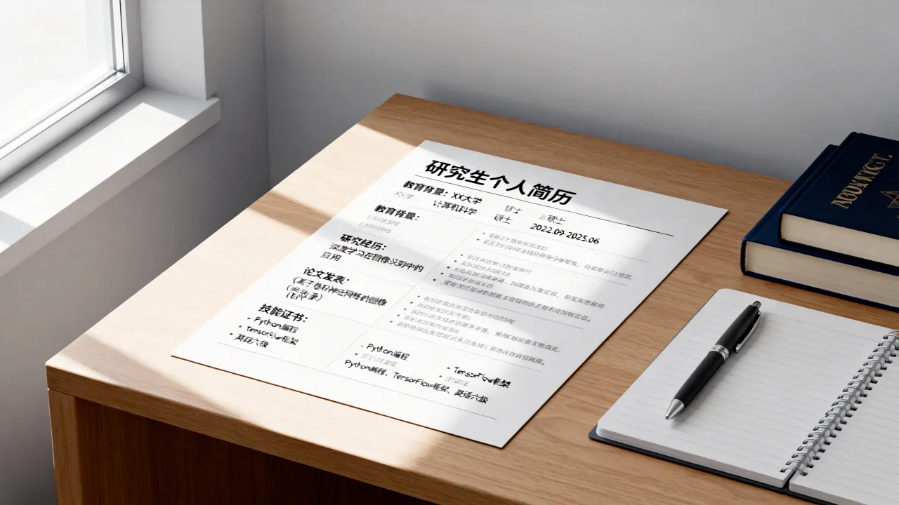 研究生个人简历怎么写,导师最看重哪些内容?