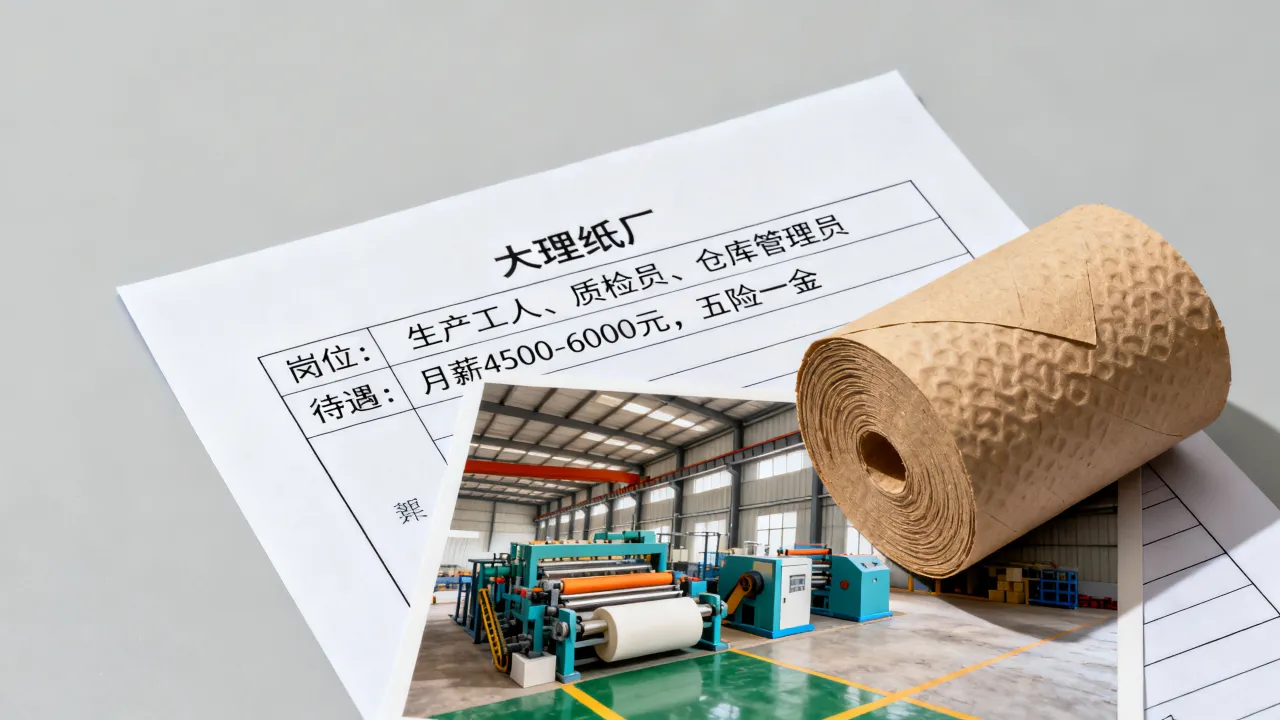 大理纸厂招聘有哪些岗位?工资待遇怎么样,长尾疑问词-图3 大理纸厂招聘有哪些岗位?工资待遇怎么样,长尾疑问词-图3