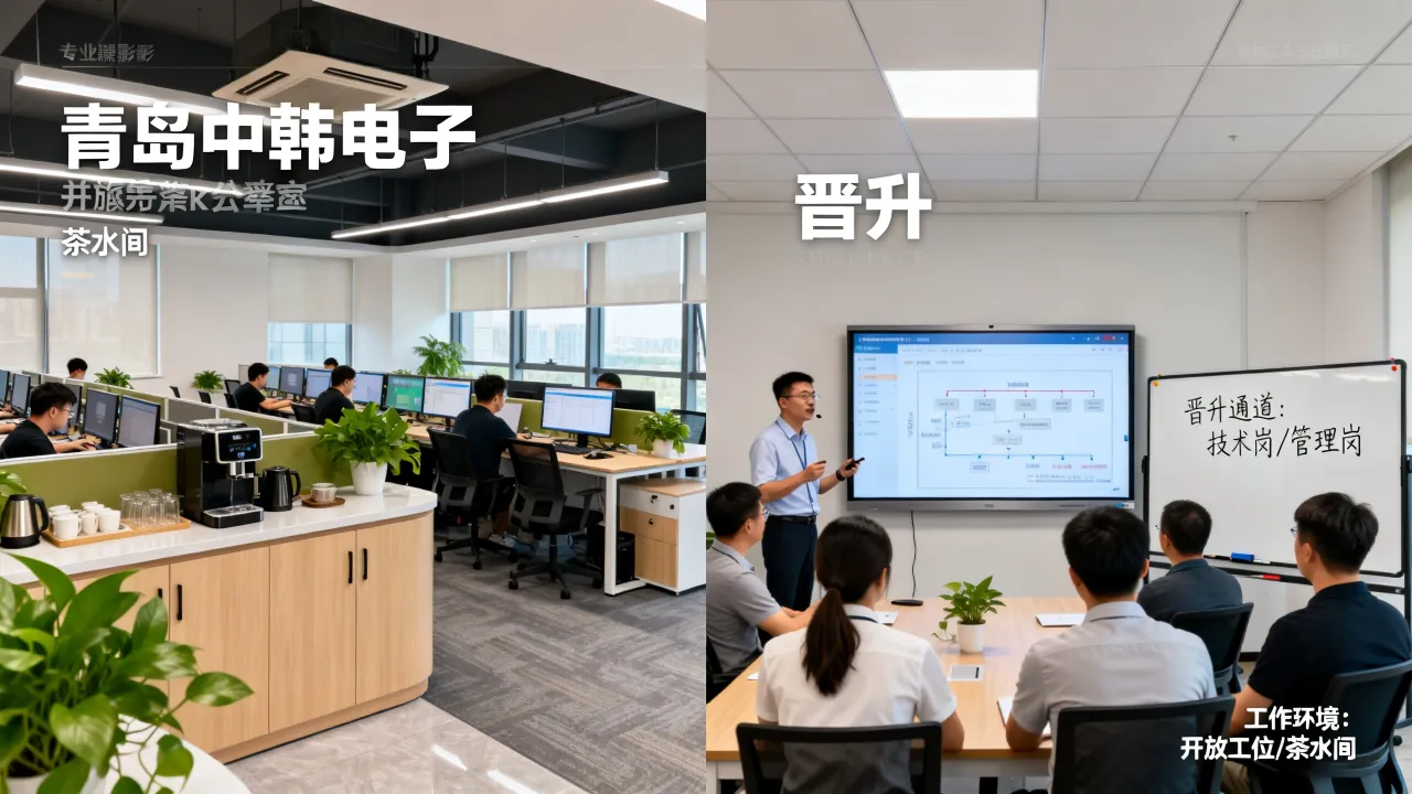 青岛中韩电子招聘怎么样，工作环境和晋升空间如何？-图2