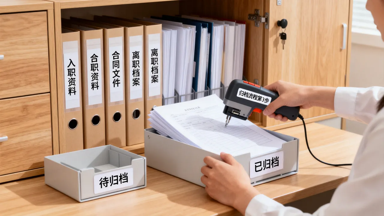公司人事文件怎么管理?人事文件归档流程详解