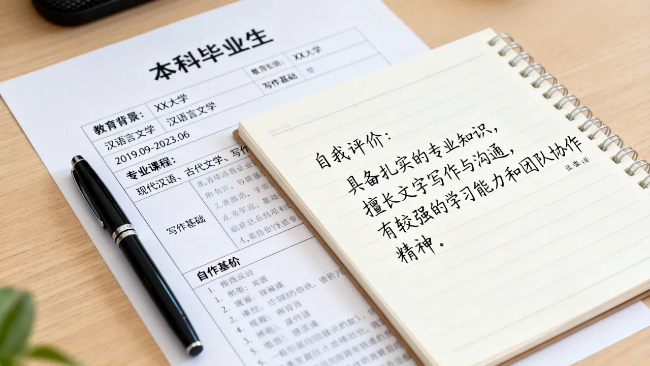 本科毕业生简历怎么写,应届生自我评价怎么写