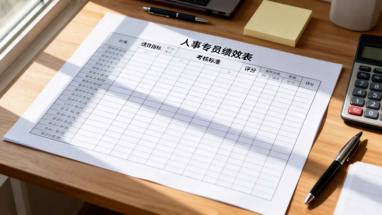人事专员绩效表怎么设计?人事专员绩效考核表模板-图2 人事专员绩效表怎么设计?人事专员绩效考核表模板-图2