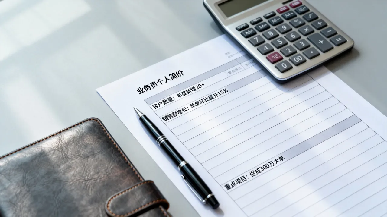 业务员个人简历怎么写,突出业绩的技巧有哪些?-图1 业务员个人简历怎么写,突出业绩的技巧有哪些?-图1