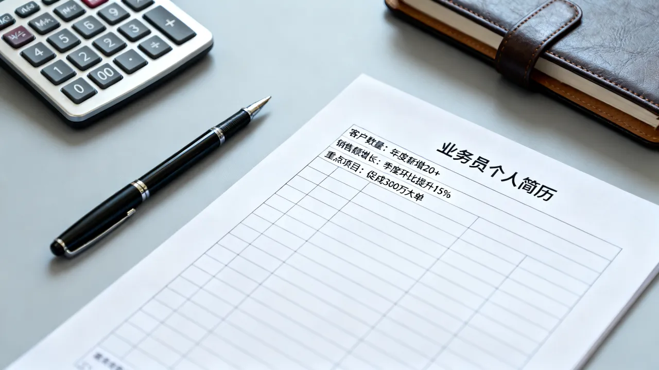 业务员个人简历怎么写,突出业绩的技巧有哪些?-图2 业务员个人简历怎么写,突出业绩的技巧有哪些?-图2