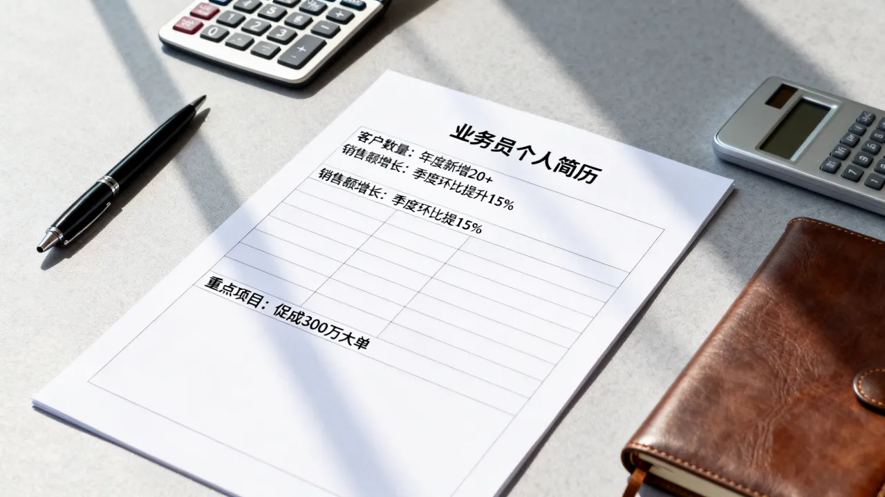 业务员个人简历怎么写,突出业绩的技巧有哪些?-图3 业务员个人简历怎么写,突出业绩的技巧有哪些?-图3