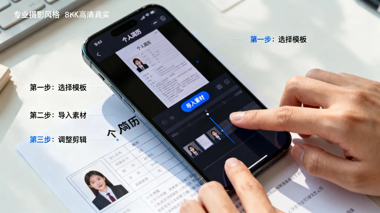 个人简历表怎么做视频,手机制作教程哪个好用?-图1 个人简历表怎么做视频,手机制作教程哪个好用?-图1