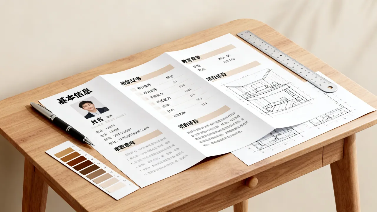 室内设计师简历怎么写?转行室内设计师无经验简历要怎么写-图2 室内设计师简历怎么写?转行室内设计师无经验简历要怎么写-图2