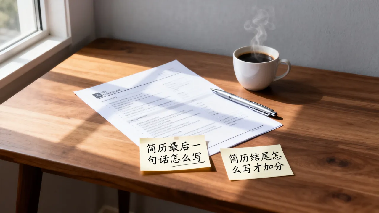 简历最后一句话怎么写，简历结尾怎么写才加分？