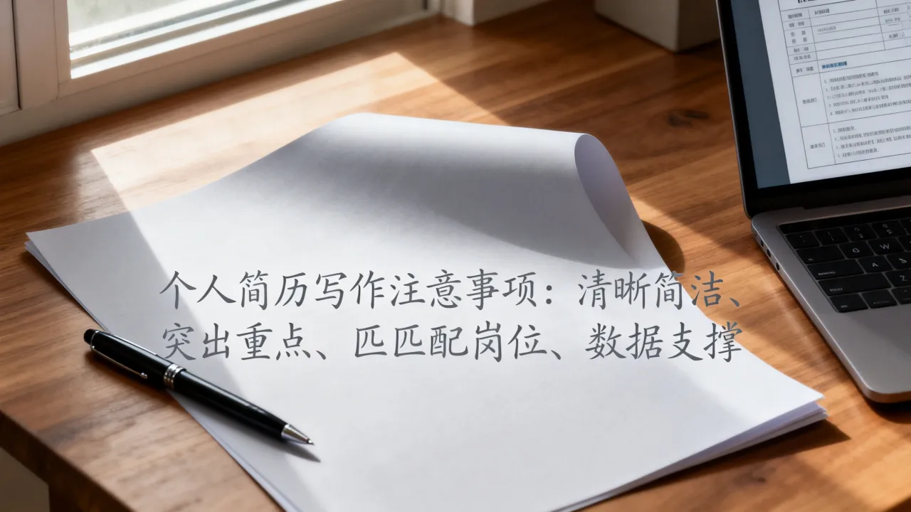 一段话个人简历怎么写，个人简历写作注意事项有哪些