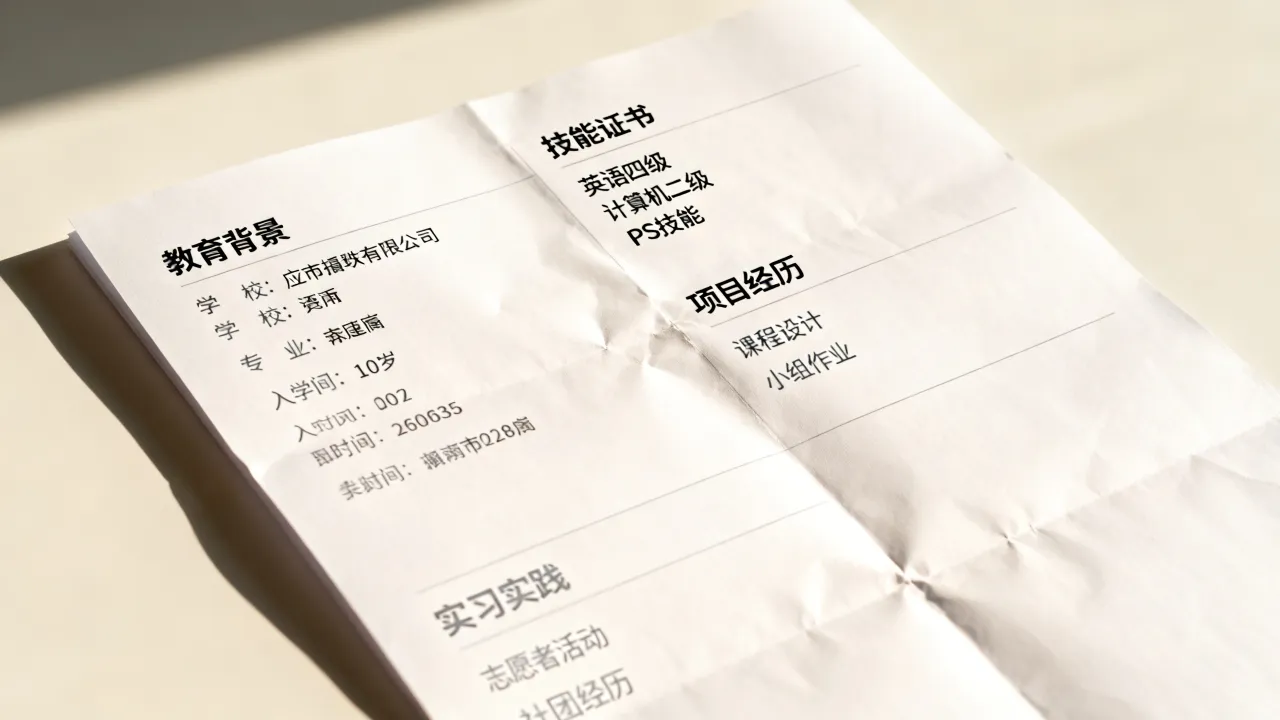简历怎么丰富，没有工作经历的应届生如何充实简历？