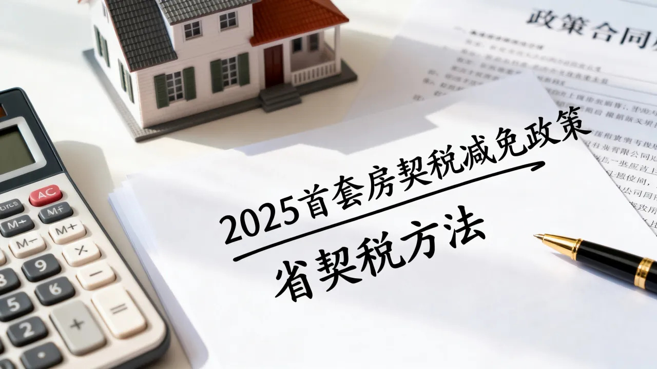 如何省契税，2025年首套房契税减免政策有哪些？-图2