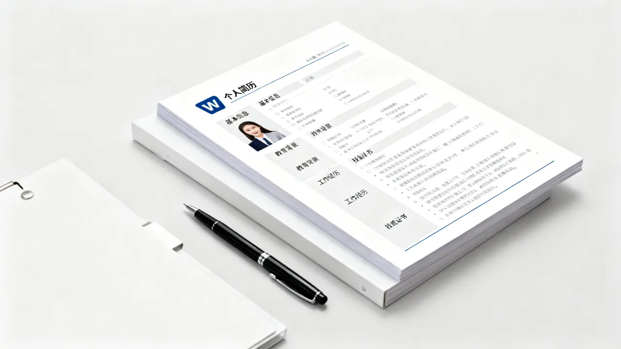 Word怎么设计简历,个人简历Word制作怎么排版吸引HR