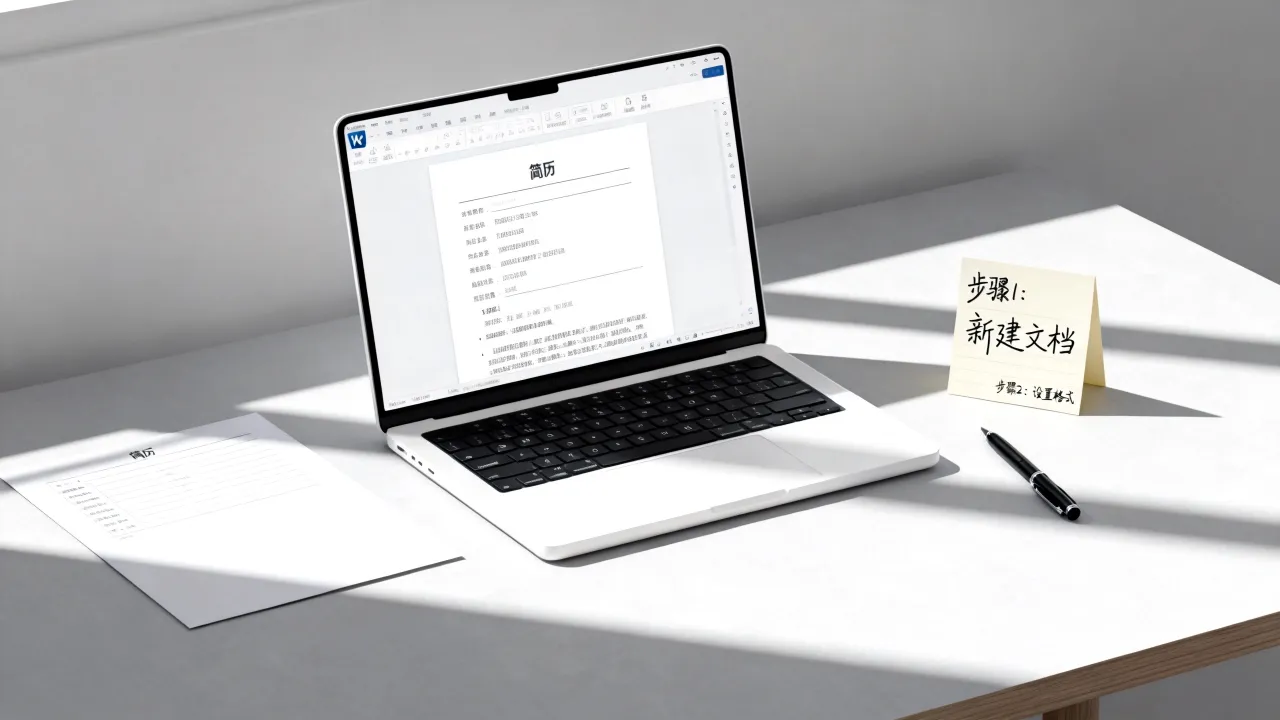 Word怎么写简历?Word制作简历有哪些步骤-图3 Word怎么写简历?Word制作简历有哪些步骤-图3