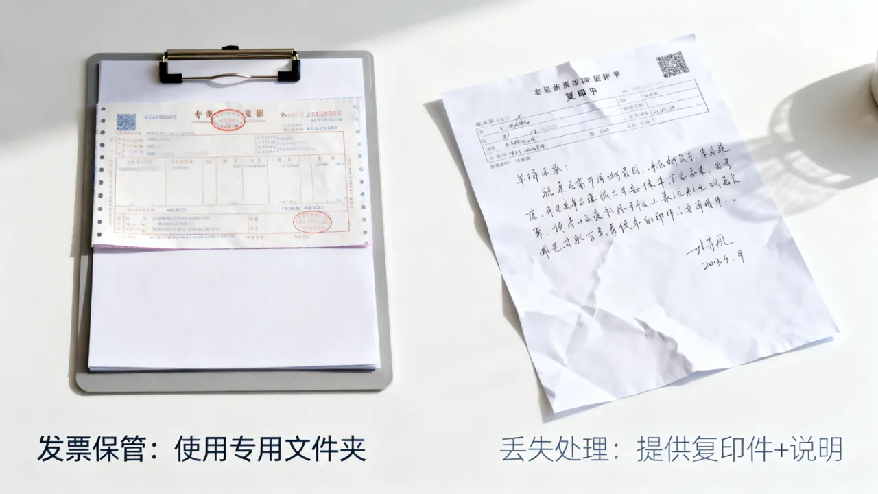 如何保管发票？发票丢失了怎么处理才能报销
