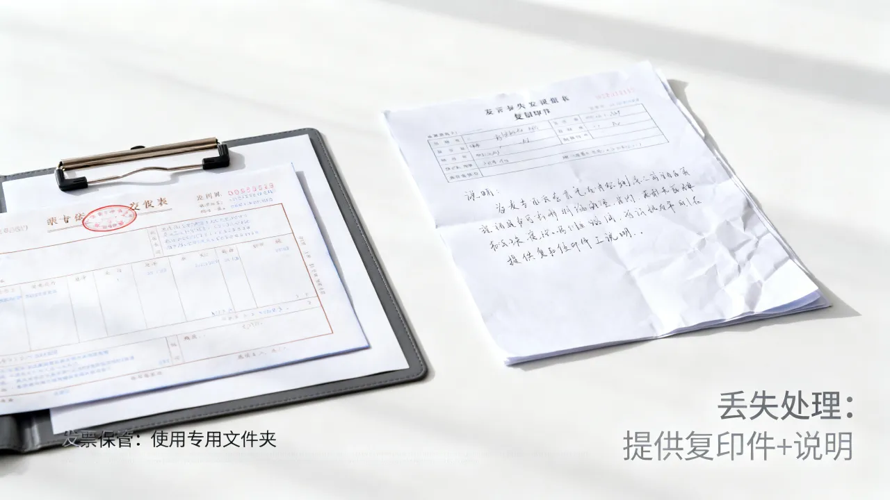 如何保管发票？发票丢失了怎么处理才能报销-图3