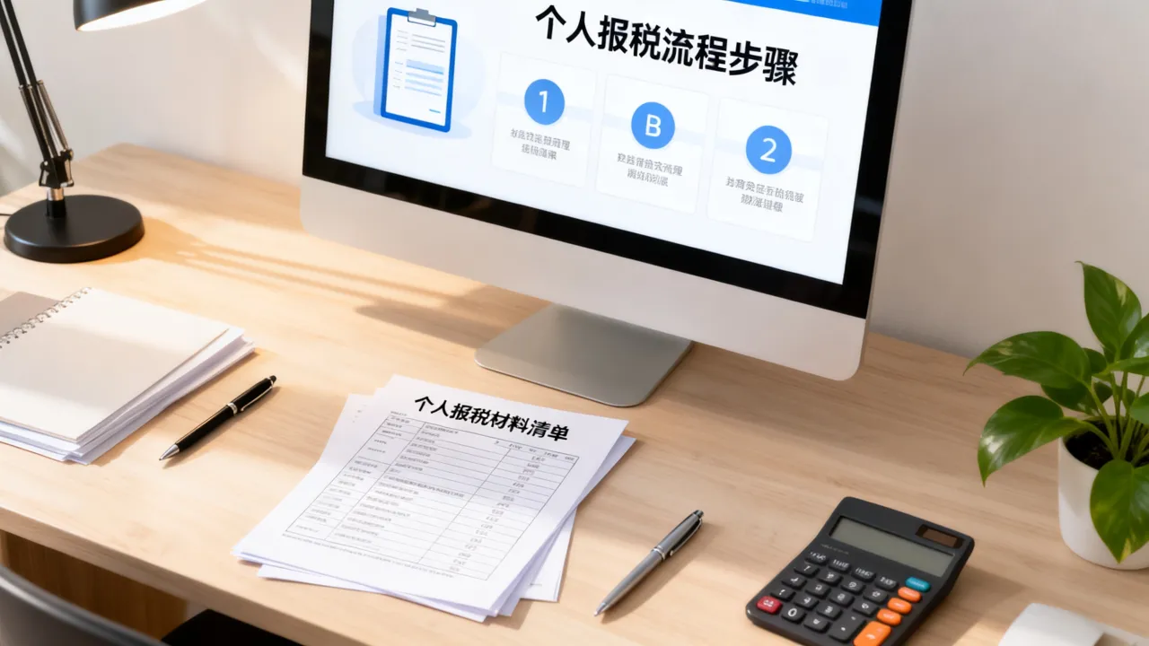 如何办理报税？具体流程是什么，个人报税需要哪些材料？