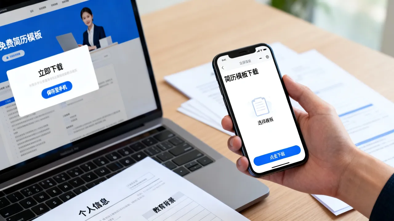 网上怎么下载简历,如何免费下载简历模板到手机?
