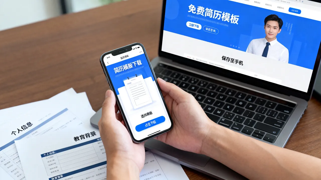 网上怎么下载简历，如何免费下载简历模板到手机？-图2