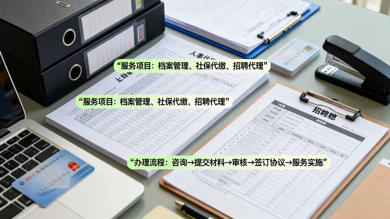 人事代理有哪些,人事代理包括哪些服务项目和办理流程