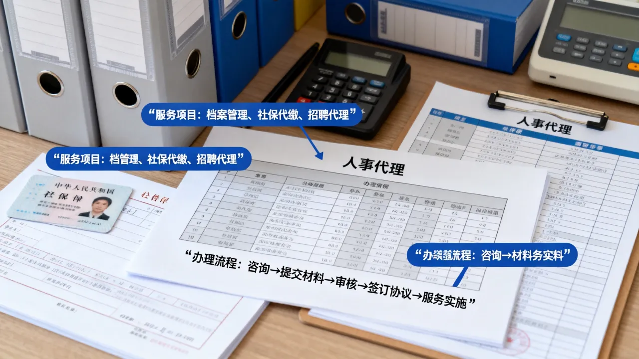 人事代理有哪些,人事代理包括哪些服务项目和办理流程-图2 人事代理有哪些,人事代理包括哪些服务项目和办理流程-图2
