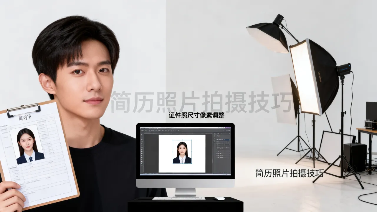 简历头像怎么制作,证件照尺寸像素如何调,简历照片怎么拍更专业-图2 简历头像怎么制作,证件照尺寸像素如何调,简历照片怎么拍更专业-图2