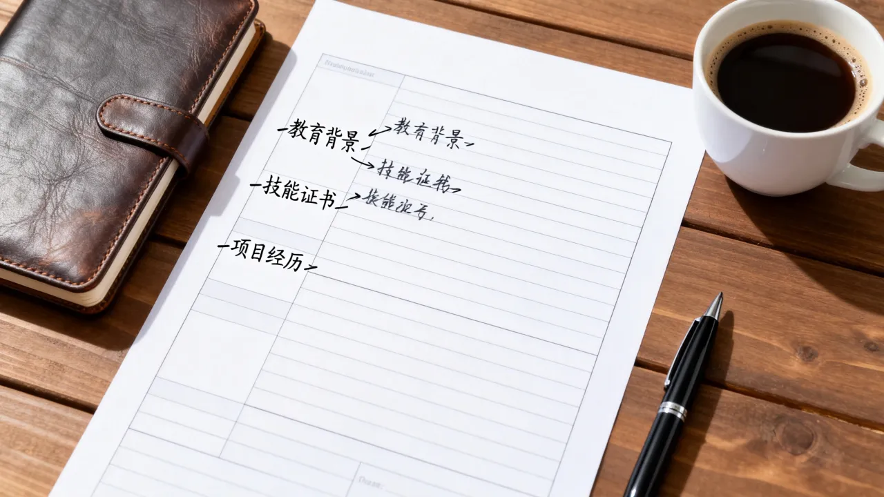 求职简历怎么填,没有工作经验简历怎么写?