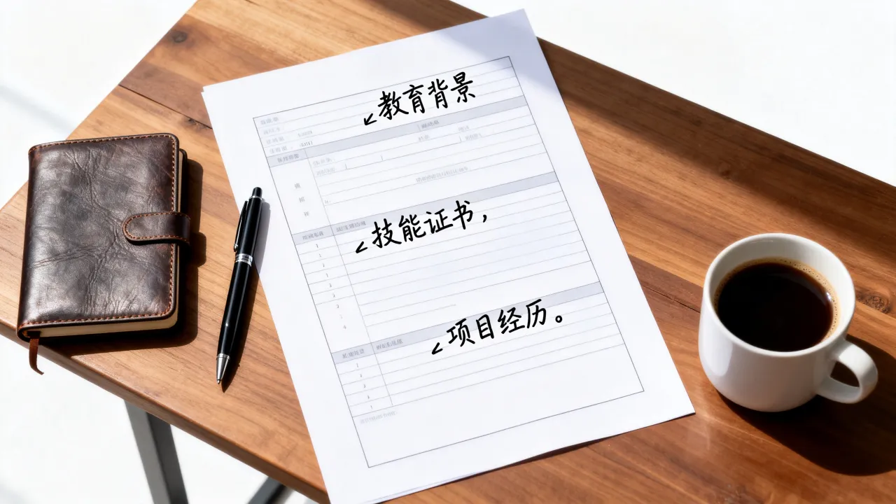 求职简历怎么填,没有工作经验简历怎么写?-图3 求职简历怎么填,没有工作经验简历怎么写?-图3