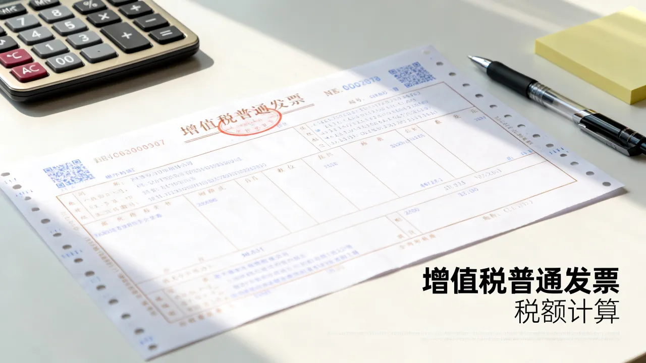发票如何计税,增值税普通发票税额怎么算?