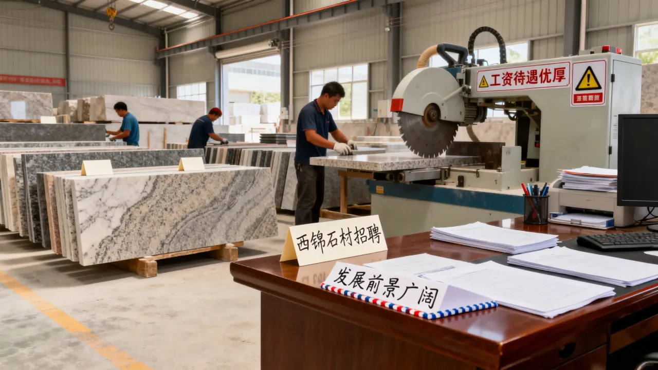 西锦石材招聘怎么样有发展前途吗?工资待遇如何