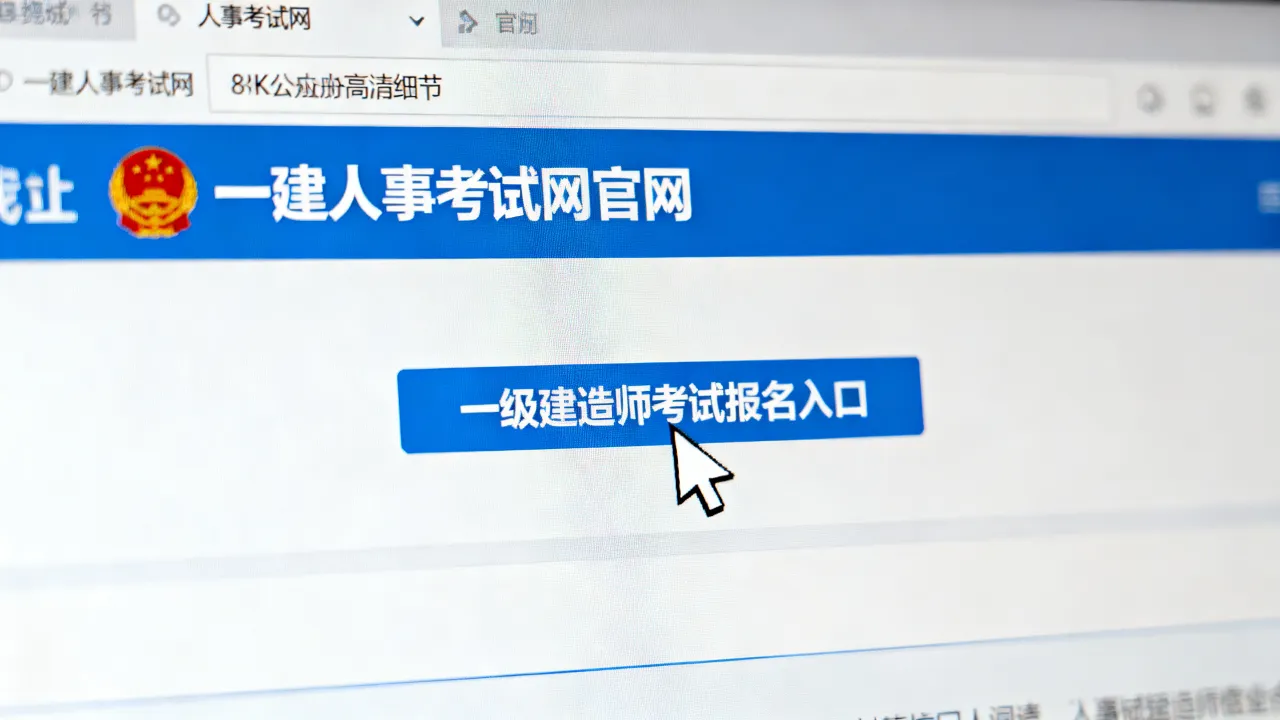 一建人事考试网官网入口在哪，怎么快速找到报名通道？