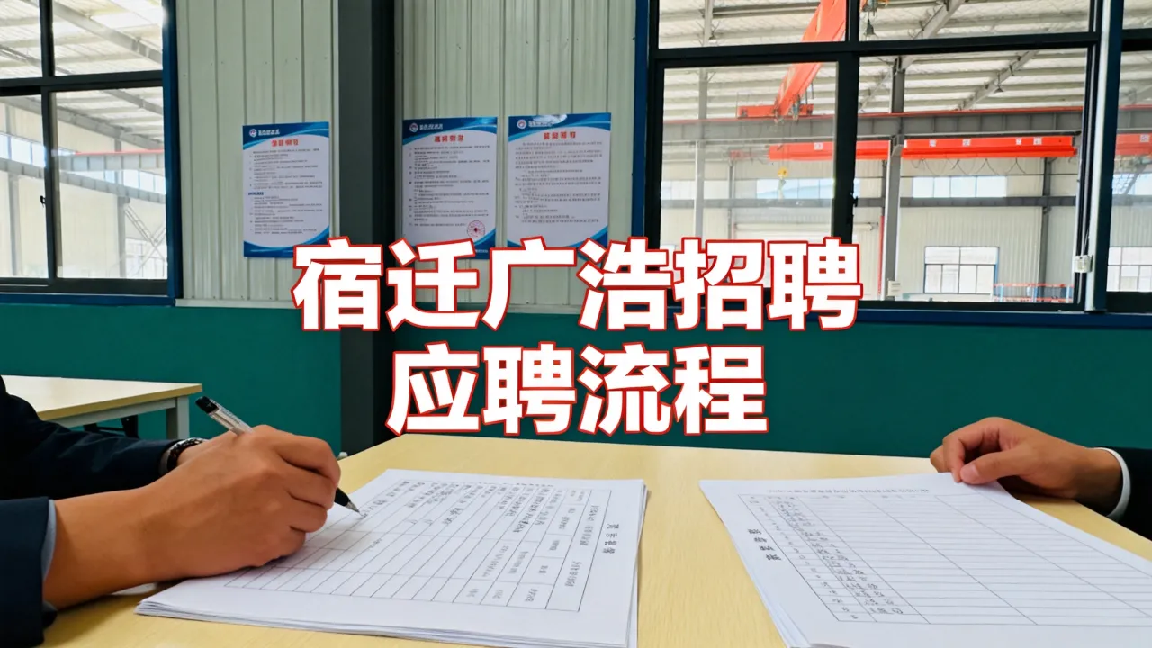 宿迁广浩招聘靠谱吗，怎么应聘进厂？-图1