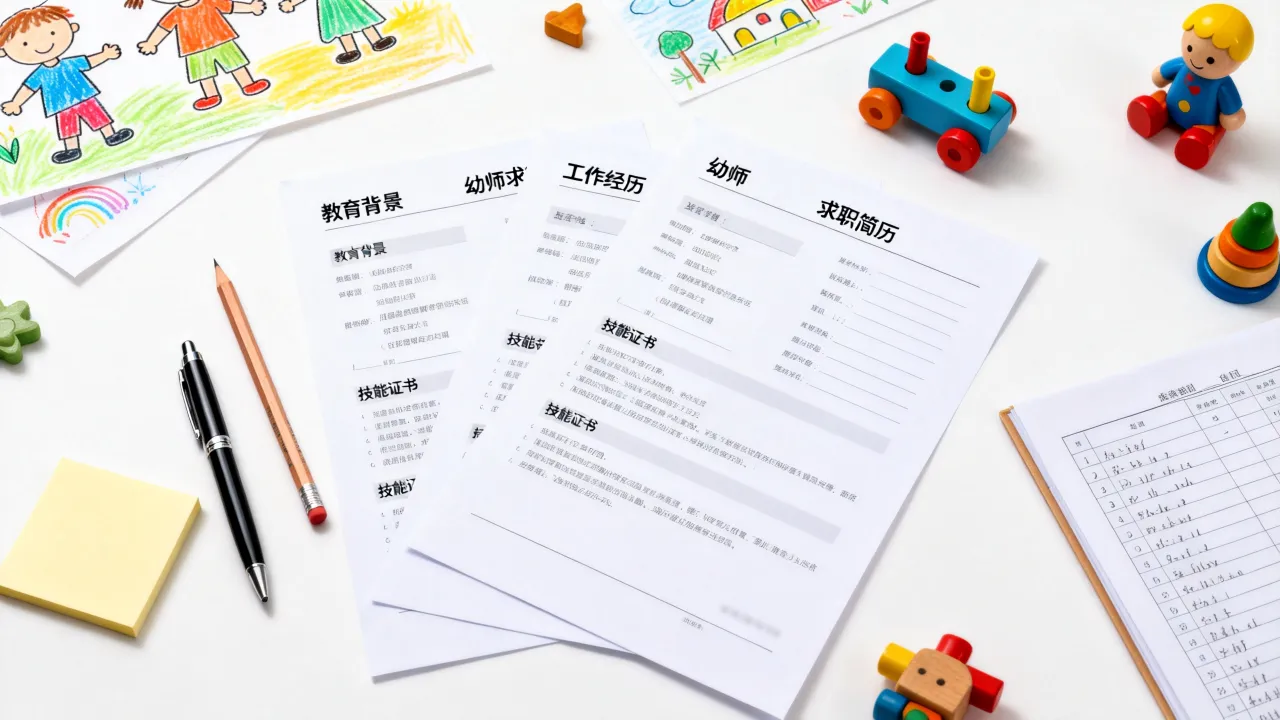 求职幼师简历怎么写,幼师简历范文模板怎么写才吸引人?-图3 求职幼师简历怎么写,幼师简历范文模板怎么写才吸引人?-图3