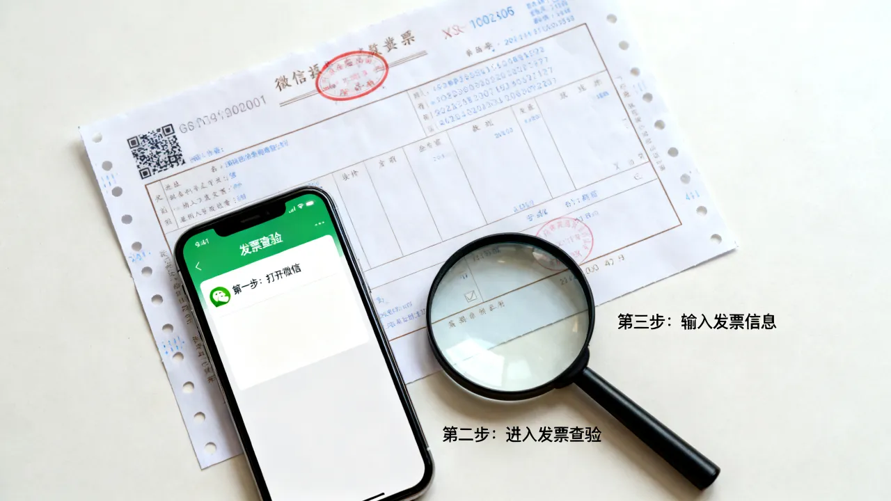 如何识别发票真假，在微信里怎么查验发票真伪-图3