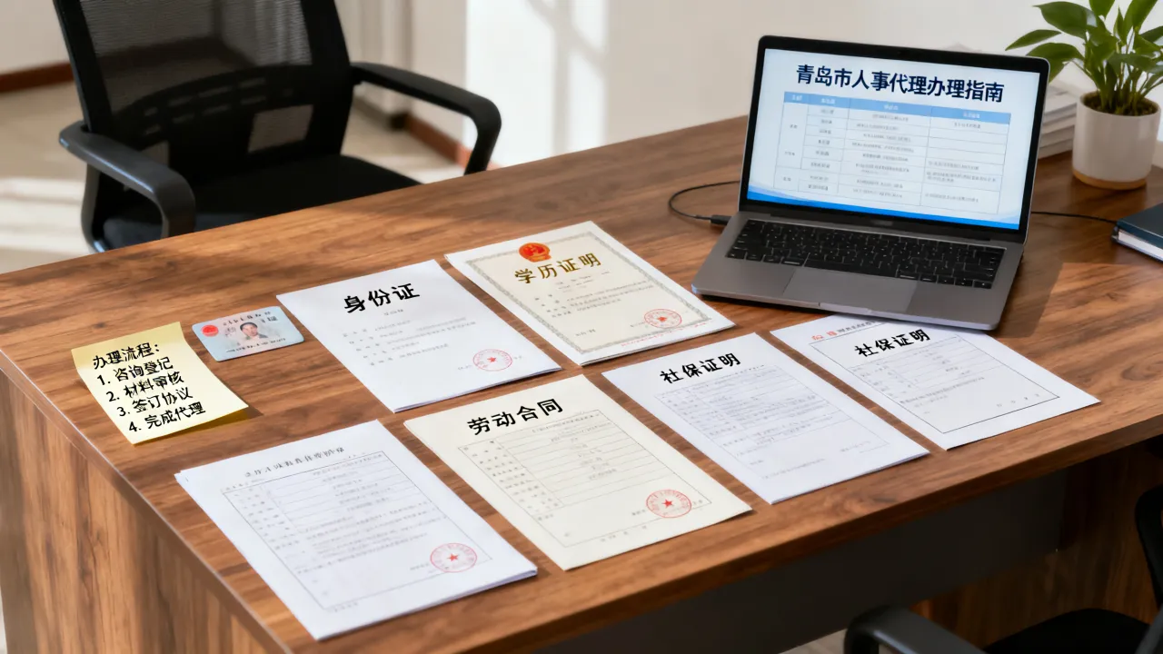 青岛市人事代理怎么办理,需要哪些材料和具体流程?-图2 青岛市人事代理怎么办理,需要哪些材料和具体流程?-图2