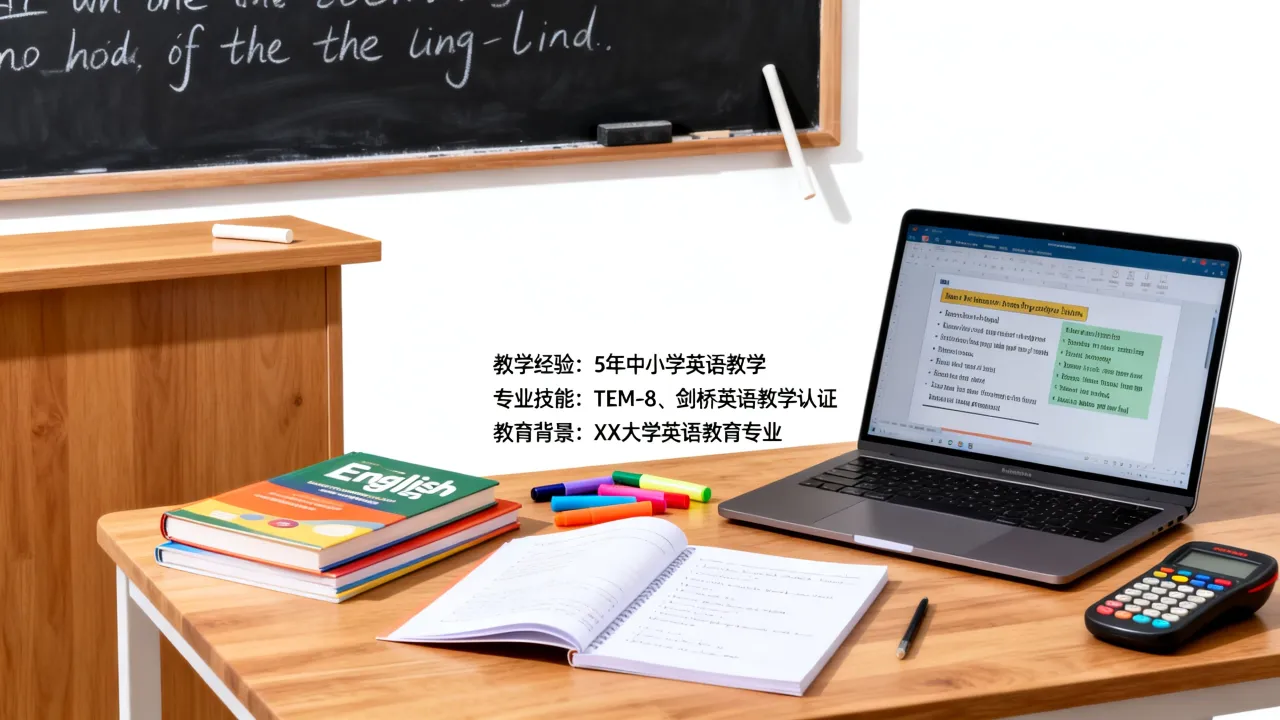 英语教师简历怎么写,英语教师简历怎么写才能吸引招聘方?-图3 英语教师简历怎么写,英语教师简历怎么写才能吸引招聘方?-图3