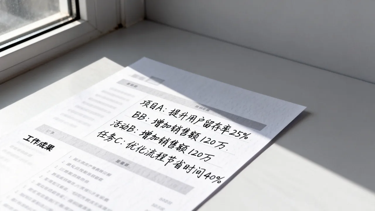 简历业绩表现怎么写，如何用量化成果让招聘者眼前一亮？-图2
