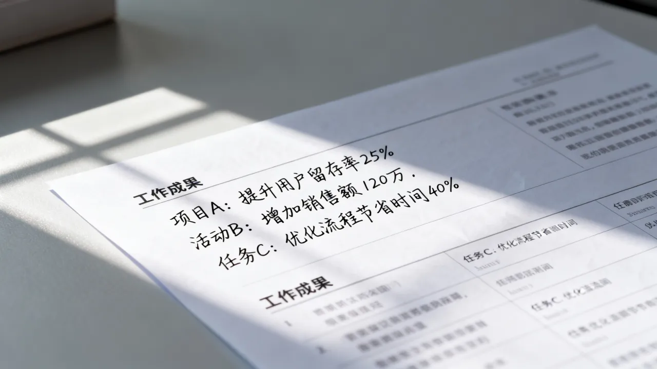 简历业绩表现怎么写，如何用量化成果让招聘者眼前一亮？-图3