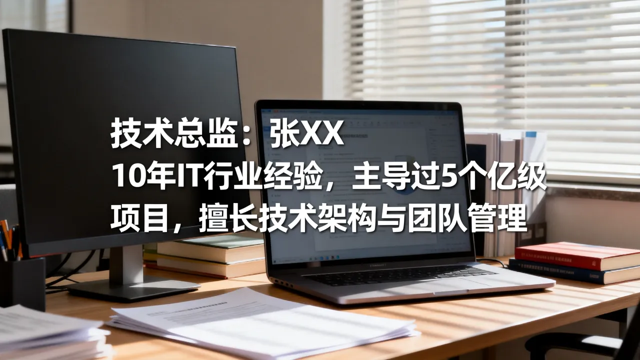 技术总监简介怎么写?优秀技术总监个人简介范文示例-图3 技术总监简介怎么写?优秀技术总监个人简介范文示例-图3