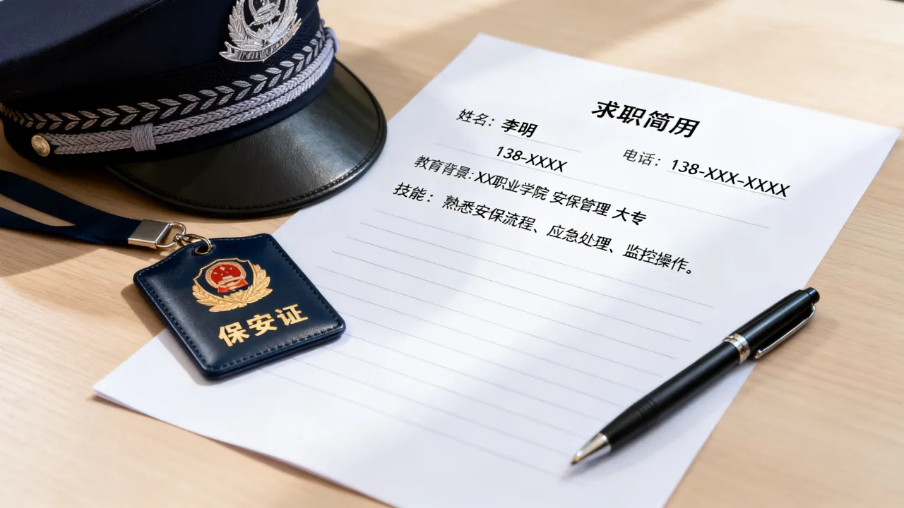 求职保安简历怎么写,应聘保安没有工作经验怎么写-图2 求职保安简历怎么写,应聘保安没有工作经验怎么写-图2