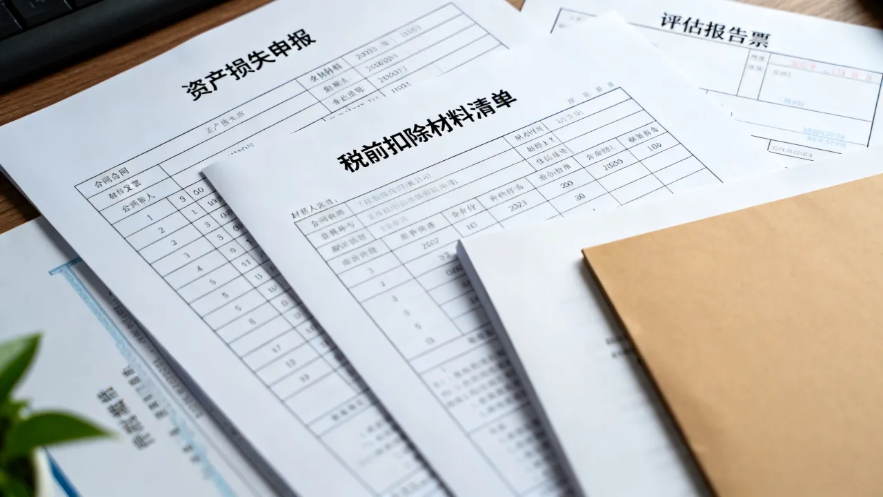 资产损失如何申报，税前扣除需要哪些材料？