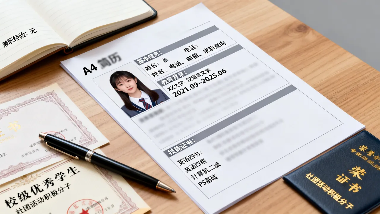 兼职报名简历怎么写,没经验学生党怎么填才容易被录用?