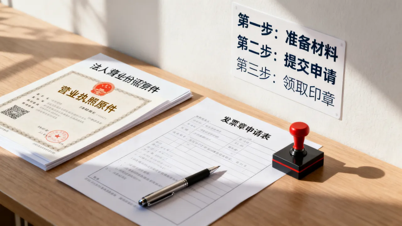 发票章如何申请,办理需要什么材料与流程?-图2 发票章如何申请,办理需要什么材料与流程?-图2