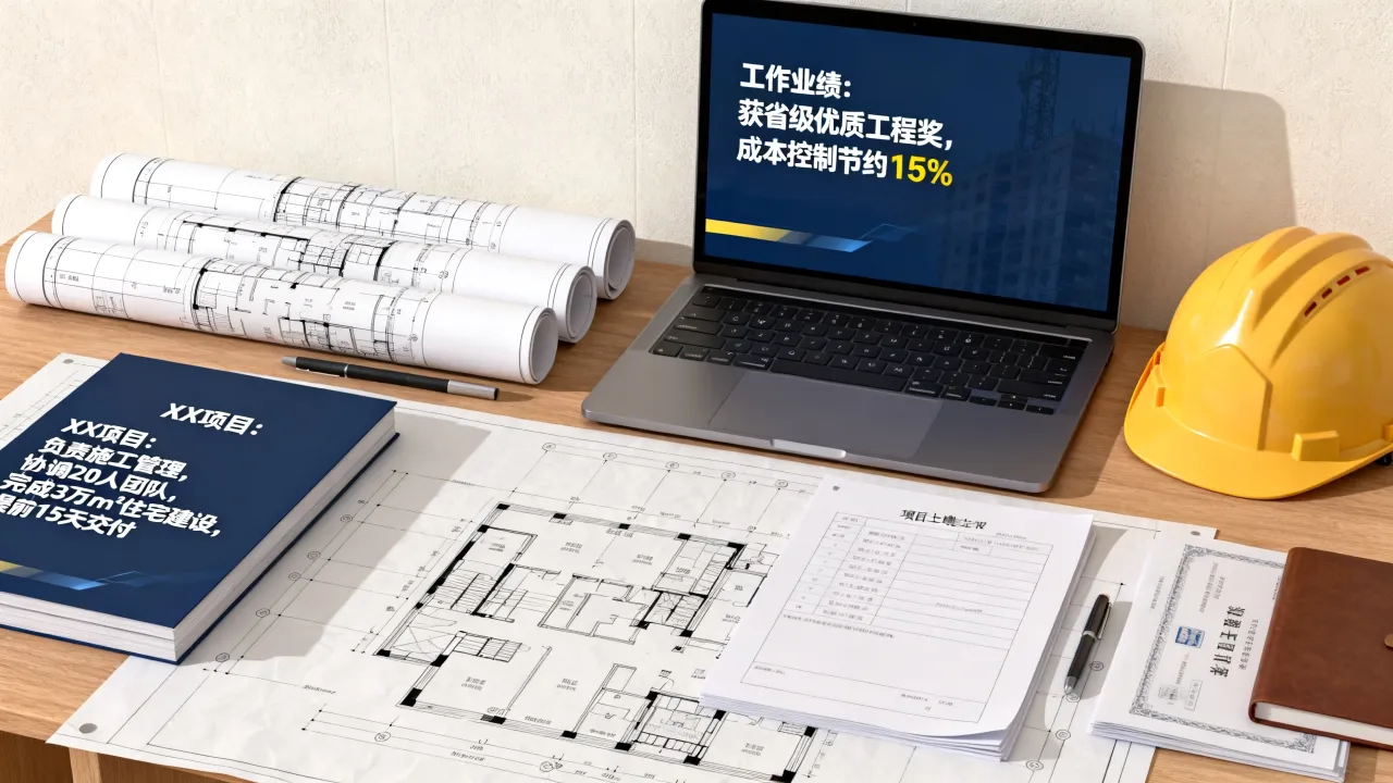 土建主管简历怎么写,项目经验和工作业绩怎么写?