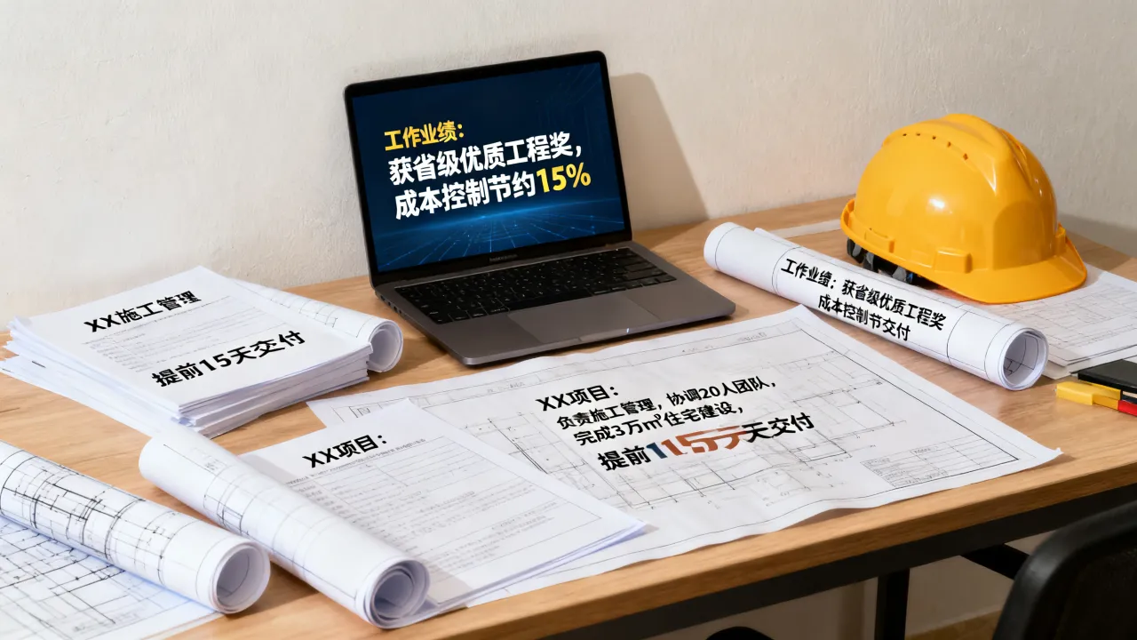 土建主管简历怎么写,项目经验和工作业绩怎么写?-图2 土建主管简历怎么写,项目经验和工作业绩怎么写?-图2