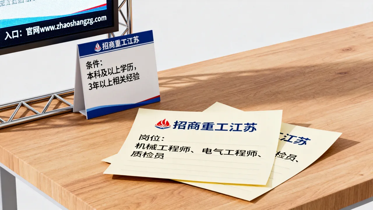 招商重工江苏招聘有哪些岗位,招商重工江苏招聘条件和入口在哪