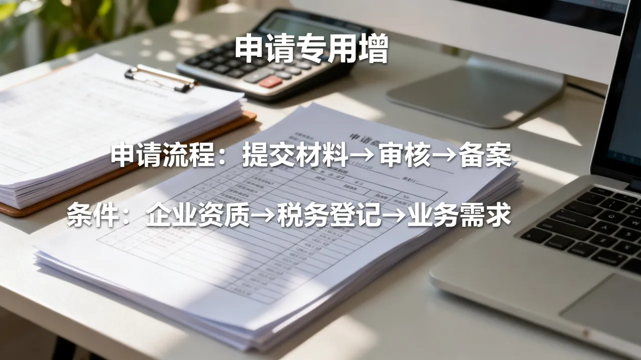 如何申请专用增,需要满足哪些条件才能成功办理